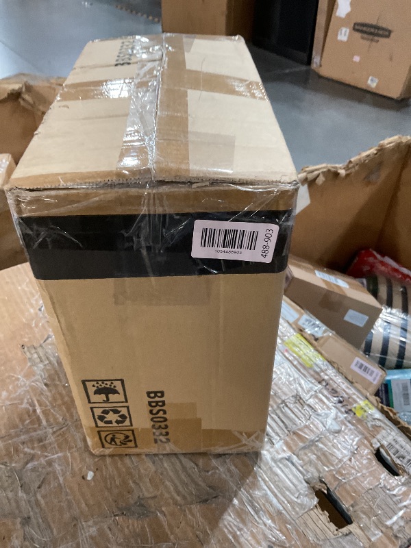 Photo 1 of (item incomplete)(missing base) KKTONER Round Rolling Stool Chair PU Leather Height Adjustable Swivel Drafting Work SPA Shop Medical Salon Stools with Wheels Office Chair Small (Black)