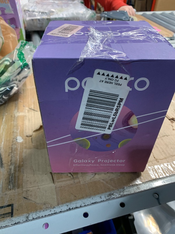 Photo 1 of **(USED)***POCOCO Galaxy Star Projector for Bedroom with Replaceable Optical Film Discs, Home Planetarium Night Light Projector with High-Definition Soft Light for Relax, Study, and Meditate, Stress Relief Gifts