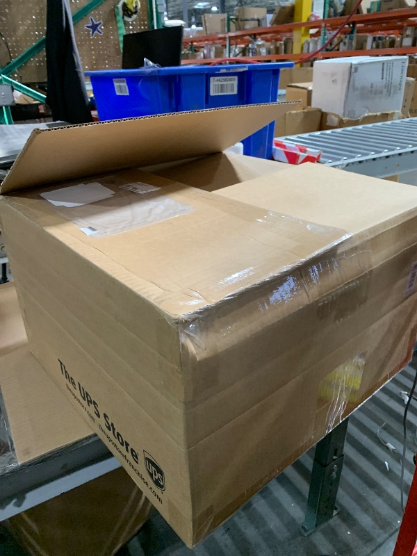 Photo 1 of ** For parts only *** Amazon Basics 12 Sheet (new model) Micro Cut Paper and Credit Card CD Shredder With 6 Gallon Bin, Black