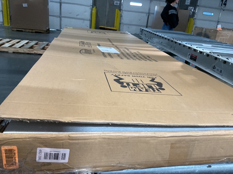 Photo 1 of **BOX  # 1 only missing box # 2*** - PRICE ADJUSTED**Alpine Corporation | 72"H Indoor/Outdoor Mirror Waterfall Floor Fountain — LED Lights & River Stones — Elegant Bronze Finish for Home, Office, Patio & Entryway Décor