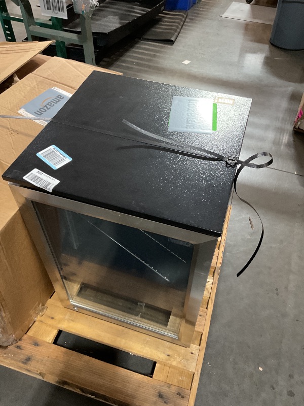Photo 1 of ***PARTS ONLY*** Weili 20 Inch Built in Beverage Refrigerator with Lock, Under Counter or Freestanding 120 Can Soda Beer Drink Cooler Fridge with Stainless Steel and Glass Door