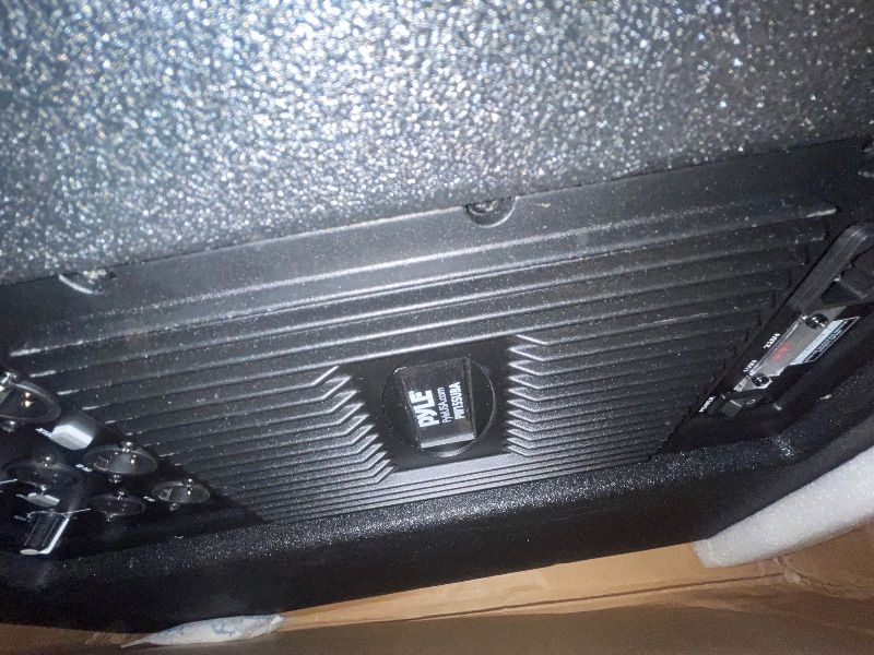 Photo 1 of **PARTS ONLY-MINOR DAMAGE, NOT FUNCTIONAL**Pyle 3000 Watts Box Subwoofer Speaker - Active Powered 15” inch Woofer, Loud Bass, with DSP Digital Signal Processor for Home Theater System, Pro DJ Sound, Pole Mount Socket and Carrying Handles