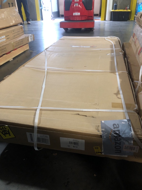 Photo 1 of ***LIKE NEW OPEN BOX***
***TRUCK/TRAILER PICKUP ONLY***Sunrosa Frameless Double Sliding Shower Door 51 1/8-55" W x 76" H, 5/16" (8mm) Thick Easy-Clean Tempered Glass, Soft-Close Adjustable Shower Door with Towel Bar, Brushed Nickel Finish