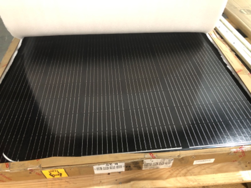Photo 1 of ***LIKE NEW OPEN BOX***
***TRUCK/TRAILER PICKUP ONLY***DOKIO 800W (2×400W) Mono Solar Panels 12/24V, 3 m Leads per Panel for Garden/Yard - Home/Backyard Shed or Cabin, Off-Grid 12V—Use Parallel for Stable Output, Fewer Joints, Quick Setup