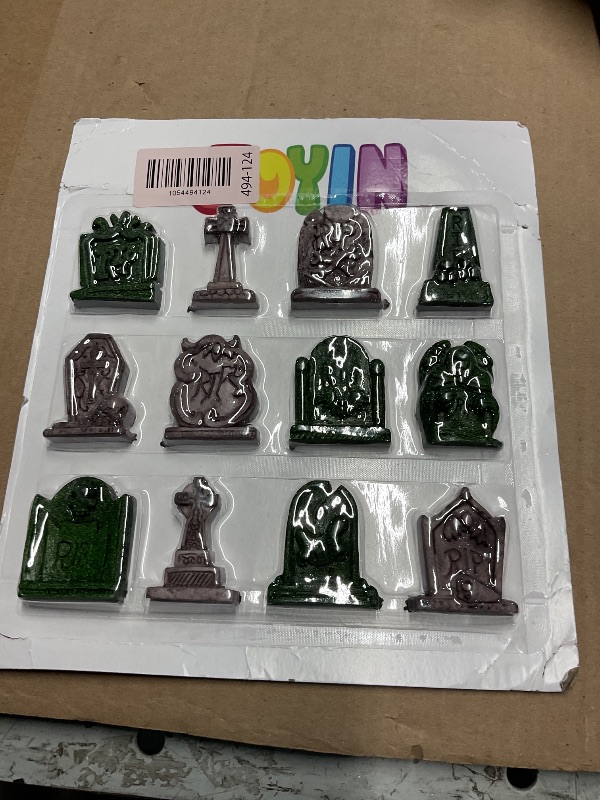 Photo 1 of ***FACTORY SEALED***JOYIN Set of 12 Miniature Tombstones for Halloween Decorations