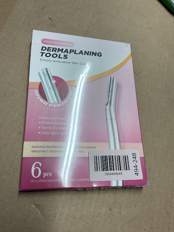 Photo 1 of ***FACTORY SEALED***Dermaplane Razor for Women Face, (6 Count) Professional Dermaplaning Tool for Peach Fuzz, Facial and Eyebrow Hair Removal, Gentle Skin Exfoliation Blade