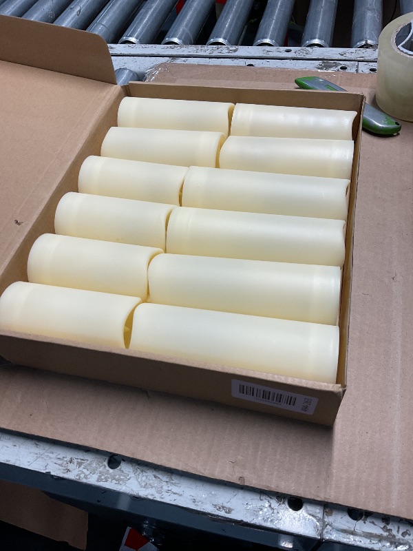 Photo 1 of ***(MISSING REMOTE)***Enido 12 Pc Flameless LED Candles with Remote & Timer, Outdoor Waterproof, Flickering Electric Warm Lights for Cozy Home & Holiday Romantic Decor, Battery Operated for Party(D 2.2” x H 4”/5”/6”