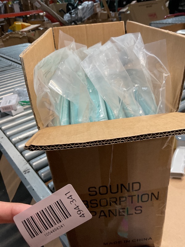 Photo 1 of ***LIKE NEW/OPEN BOX***
Acoustic Foam Panels, Sound Proof Foam Panels for Walls, Soundproofing Absorbing Panels Studio Noise Absorbing for Studio, Office, Home, 2" X 12" X 12"