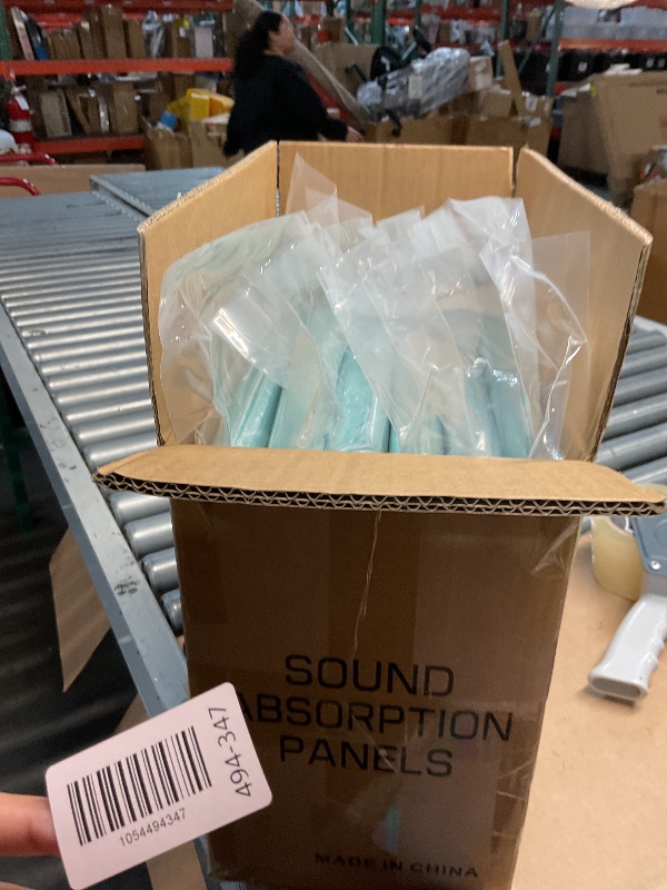 Photo 1 of ***LIKE NEW/OPEN BOX***
Acoustic Foam Panels, Sound Proof Foam Panels for Walls, Soundproofing Absorbing Panels Studio Noise Absorbing for Studio, Office, Home, 2" X 12" X 12"