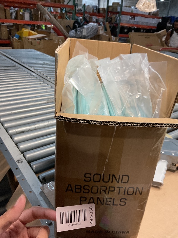 Photo 1 of ***LIKE NEW/OPEN BOX***
Acoustic Foam Panels, Sound Proof Foam Panels for Walls, Soundproofing Absorbing Panels Studio Noise Absorbing for Studio, Office, Home, 2" X 12" X 12"