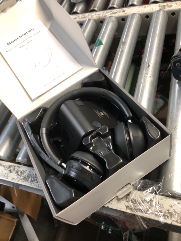 Photo 1 of (Upgraded Version) Wireless Headset, Bluetooth Headset with Noise Cancelling Microphone, Best Headphones with Mic Mute & USB Dongle for PC/Computer/Laptop/Cell Phones/Remote Work/Call Center