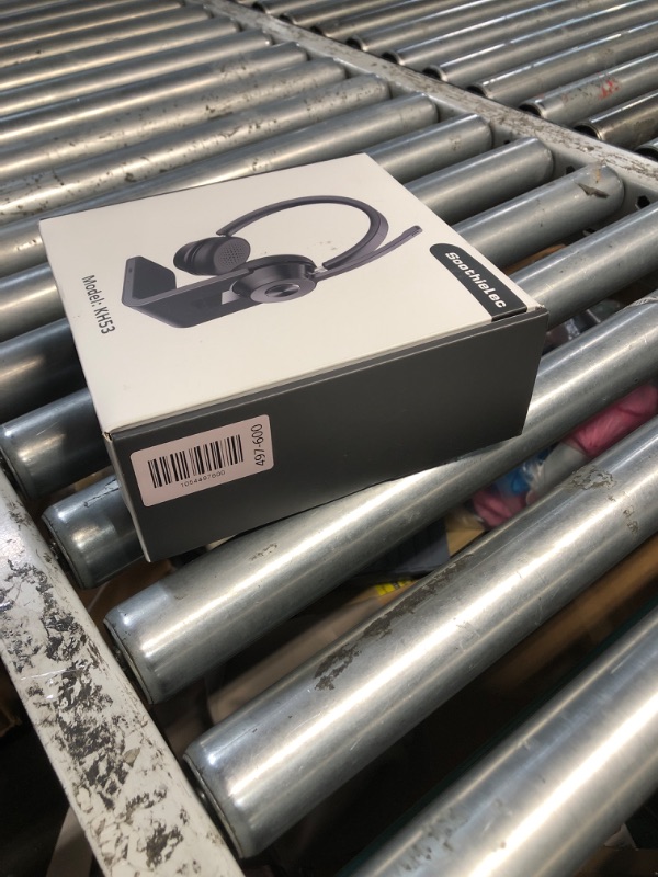 Photo 1 of (Upgraded Version) Wireless Headset, Bluetooth Headset with Noise Cancelling Microphone, Best Headphones with Mic Mute & USB Dongle for PC/Computer/Laptop/Cell Phones/Remote Work/Call Center