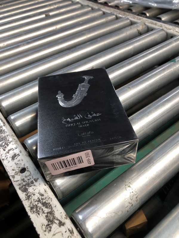 Photo 1 of ***FACTORY SEALED*** Lattafa Perfumes Ishq Al Shuyukh Silver for Unisex Eau de Parfum Spray, 3.4 Ounce