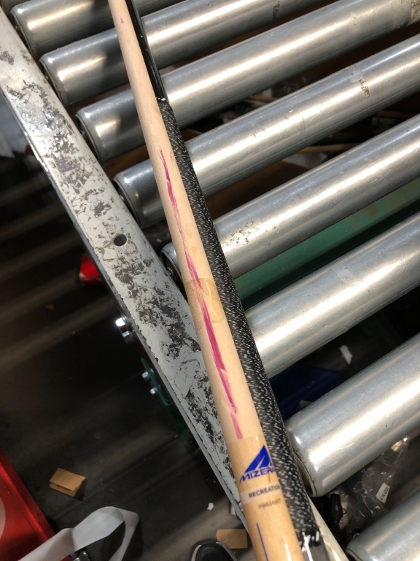 Photo 1 of ***DAMAGED - SEE NOTES/PICTURES*** Mizerak 57" Two-Piece Hardwood Cue - Black