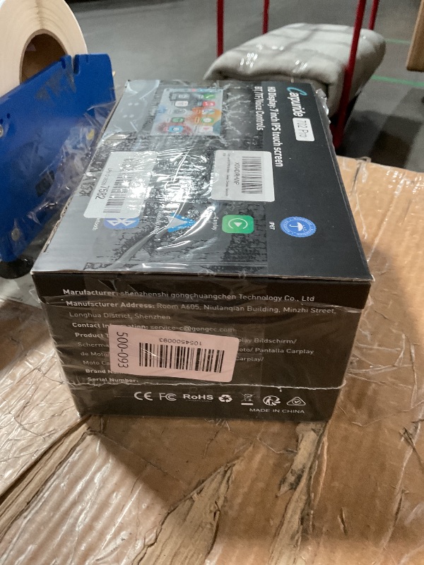 Photo 1 of ***(PARTS ONLY/ MISSING PARTS/ NON FUNCTIONAL)***Carpuride W702PRO for Motorcycle CarPlay& Android Auto& Dual Bluetooth - 7" Waterproof GPS Navigation Screen for Motorbike