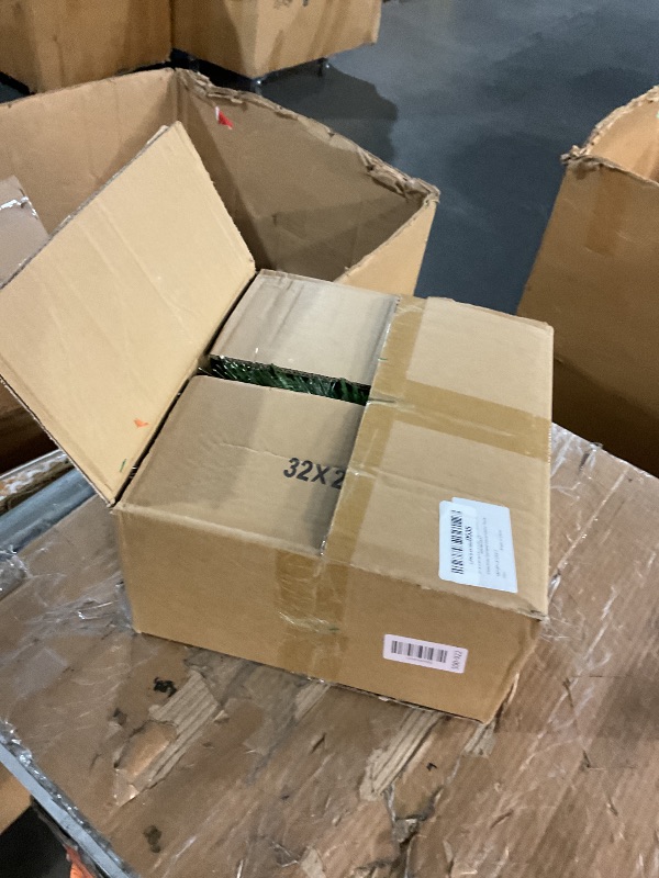 Photo 1 of [ Timer & 8 Modes ] 9 Ft by 10 Inch 50 LED Prelit Christmas Garland Decorations Warm White Lights Thick 270 Snowy Tips 70 Red Berry 10 Pinecone Xmas Decor Garland Indoor