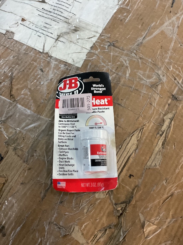Photo 1 of ***FACTORY SEALED***J-B Weld 37901 ExtremeHeat High Temperature Resistant Metallic Paste - 3 oz