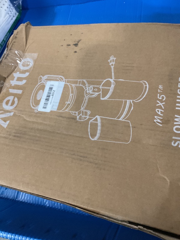 Photo 1 of **FOR PARTS/NON-FUNCTIONAL** Max5 Juicer Machines,Aeitto Cold Press Juicer with 5.3“ Wide Mouth for Whole Fruits & Vegetables, Professional Slow Masticating Juice Extractor, Self Feeding, Easy to Use, High Juice Yield, Dark Grey