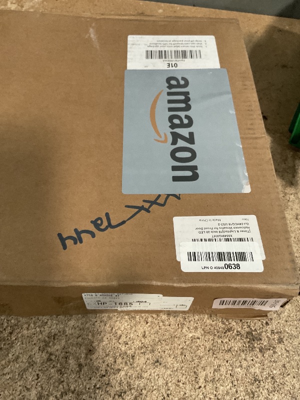 Photo 1 of [Timer & Lighted]18 Inch 20 LED Halloween Wreaths for Front Door Blacks Oranges Eucalyptus Leafed Berried Halloween Wreath Decorations with Purples Lights Battery Operated for Home Door Indoor Outdoor