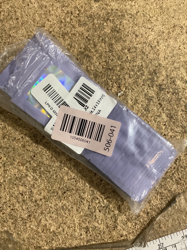 Photo 1 of 100 Pieces Smell Proof Mylar Bags, Holographic Packaging Bags, Resealable Odor Foil Pouch Zip Bag with Clear Window for Food Storage and Lipgloss, Jewelry Lash (Purple, 2.4 x 3.9 Inch)