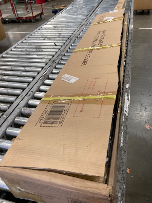 Photo 1 of **PARTS ONLY***Lyromix Upgraded 10×10×7FT Outdoor Dog Kennel with Roof, Large Dog House Pen Enclosure with Sidebar, Heavy Duty Chain Link Kennel with Lock for Outside Backyard