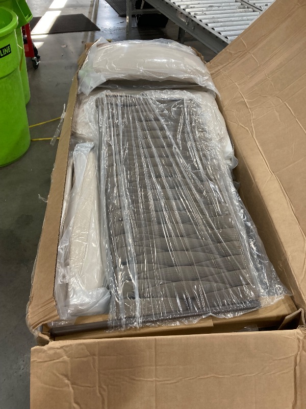 Photo 1 of **BOX 1 OF 3 ONLY **EAST OAK 5-Piece Patio Furniture Set | Life Chatter 5-Seat Outdoor Furniture | Deep Seating & Two Coffee Tables | Waterproof Extra-Thick Cushions | Porch, Balcony & Backyard | Chestnut & Apricot
