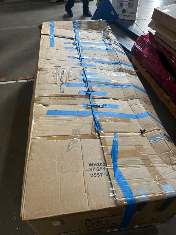 Photo 1 of *** TRUCK PICKUP ONLY *** Modway Loft Tufted Button Faux Leather Upholstered Sofa in Silver Gray