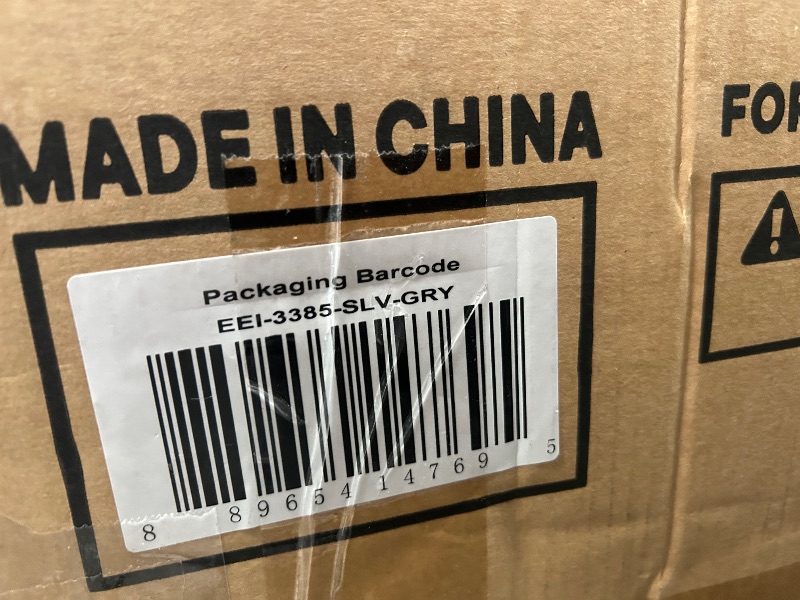 Photo 1 of *** TRUCK PICKUP ONLY *** Modway Loft Tufted Button Faux Leather Upholstered Sofa in Silver Gray