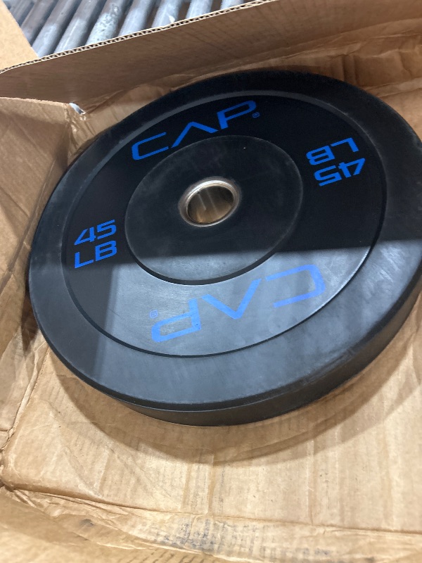 Photo 1 of *** COMPLETE SET ***CAP Barbell 2-Inch Olympic Bumper Plate Weight Set 100-370 lbs Multiple Options