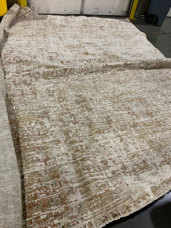 Photo 1 of (used)(please see all images) Loloi Nellie Collection NEL-02 Natural/Sunset 11'-6" x 15'-7" Area Rug