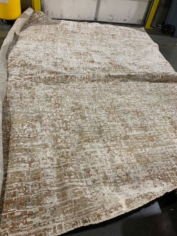 Photo 1 of (used)(please see all images) Loloi Nellie Collection NEL-02 Natural/Sunset 11'-6" x 15'-7" Area Rug