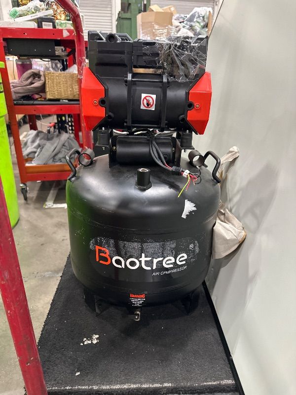 Photo 1 of *** PARTS ONLY *** Ultra Quiet Air Compressor with Two Quick Couplers, Oil-Free Air Compressor Tank, Quiet Compressor for Auto Repair, Tire Inflation