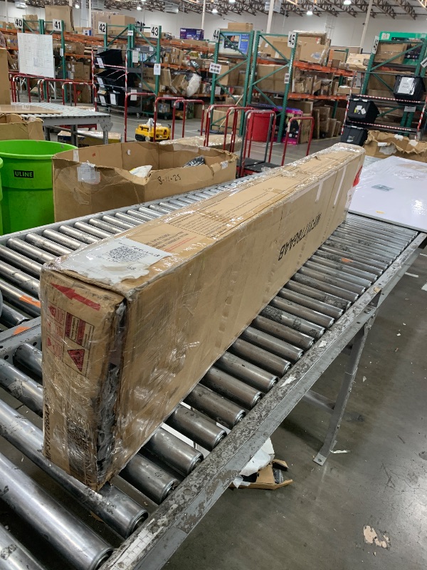 Photo 1 of ***************INCOMPLETE ITEM, THIS IS ONLY BOX #1 OUT OF A SET OF 2****************
Triple Bunk Bed with Trundle Guardrail & Ladder Twin Size Metal, No Box Spring Needed, Easy Assemble