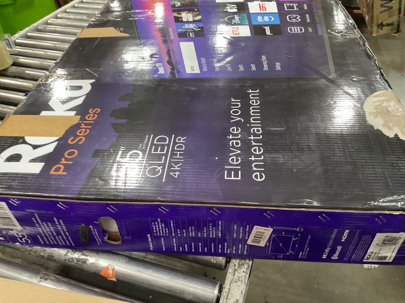 Photo 2 of Roku Smart TV 2025 – 55-Inch Pro Series, Mini-LED TV – RokuTV with Backlit Voice Remote Pro – Flat Screen 4K QLED Television with 120Hz Refresh Rate & Dolby Vision IQ, Live News, Sports, Entertainment