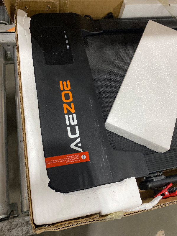 Photo 1 of ***************MISSING POWER CORD***************
Walking Pad Treadmill with 3-Level 10% Incline, 2-in-1 Foldable Walking Pad for Home Small Office, Compact Portable Under Desk Treadmill with Handle,Dual LED Display, APP & Remote, 300 lbs Capacity