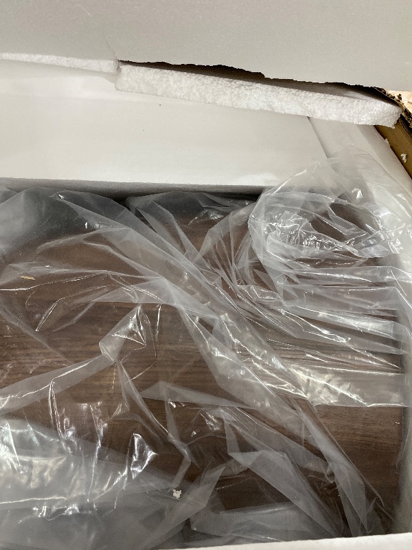 Photo 1 of Round Dining Room Table for 4, 43'' Modern Farmhouse Kitchen Table with Round Pedestal, for Kitchen, Living Room, Cafe,Small Spaces, Apartment Walnut