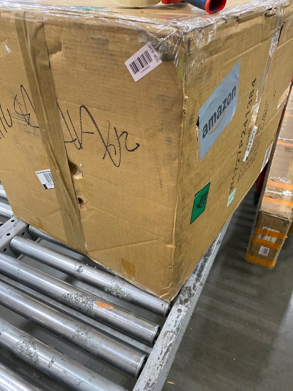 Photo 1 of Round Dining Room Table for 4, 43'' Modern Farmhouse Kitchen Table with Round Pedestal, for Kitchen, Living Room, Cafe,Small Spaces, Apartment Walnut