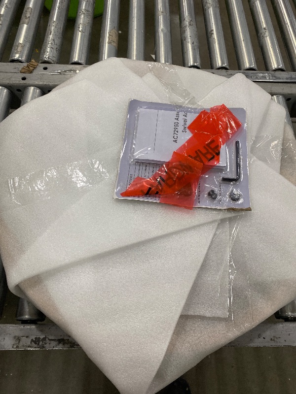 Photo 1 of ( 1 chair) KISLOT Swivel Accent Chair Round Barrel Armchair Upholstered Performance Fabric for Living Room Bedroom Waitingroom,1 Box,Light Grey