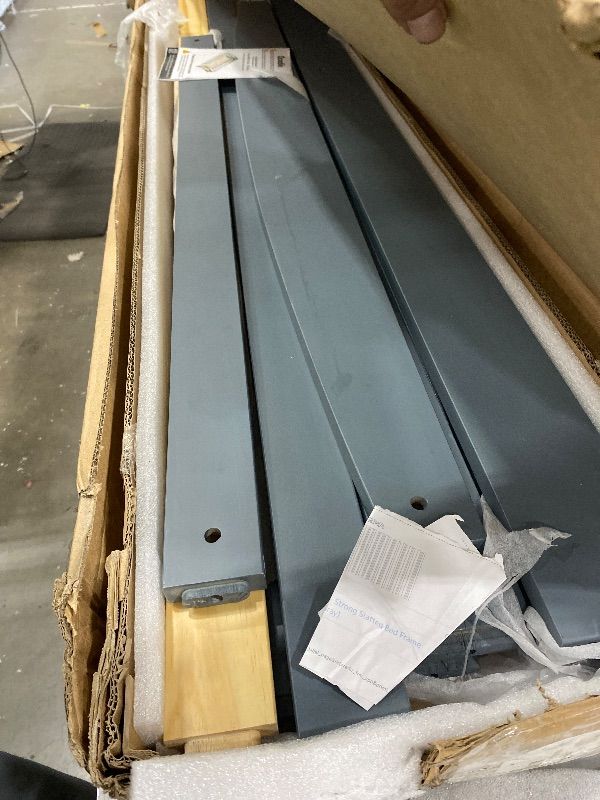 View 4 of ***PARTS ONLY***Ocodile Full Size Montessori Floor Bed for Kids - Strong Slatted Bed Frame with Full Rails - Ideal for Little Girls and Boys - Gray