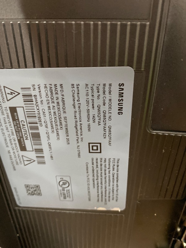Photo 4 of Samsung 65-Inch Class QLED Q7F Series Samsung Vision AI Smart TV (2025 Model, 65Q7F) Quantum HDR, Object Tracking Sound Lite, Q4 AI Gen1 Processor, 4K upscaling, Gaming Hub, Alexa Built-in