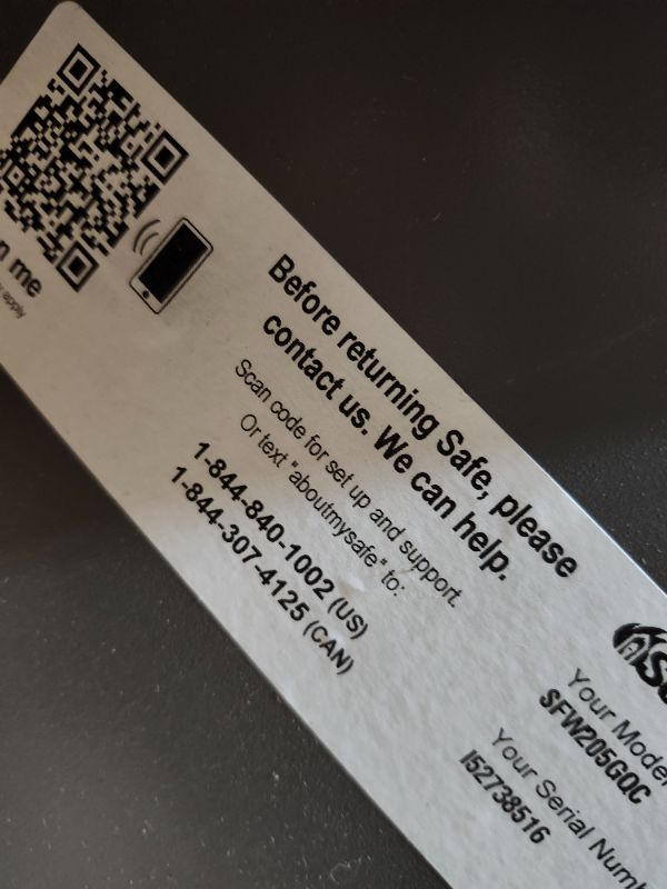 Photo 1 of ************LOCKED SHUT AND MISSING KEYS****************
SentrySafe Fireproof and Waterproof Gray Steel Home Safe with Digital Keypad Lock, Floor Safe with Interior Lighting Secures Money, Documents, 2.05 Cubic Feet, SFW205GQC