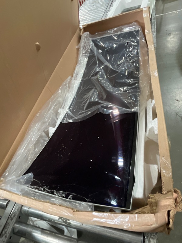 Photo 1 of ***DAMAGED***Samsung 49" Odyssey OLED (G93SC) Series Curved Gaming Monitor w QD-OLED, 240Hz, 0.03ms, DQHD, G-Sync Compatible, AMD FreeSync Premium Pro,Height Adjustable Stand,3 Yr Warranty,LS49CG932SNXZA