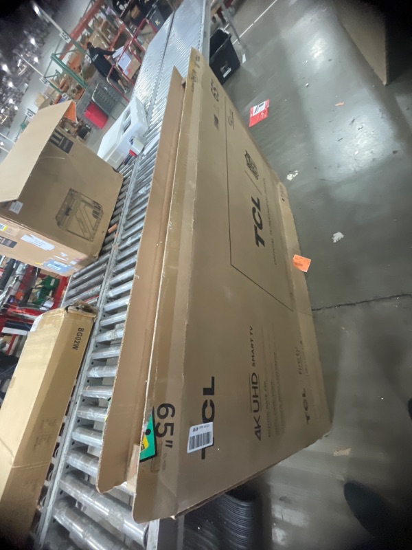 Photo 1 of ***DAMAGED***TCL 65-Inch Class S5 UHD 4K LED Smart TV with Fire TV (65S551F, 2024 Model), Dolby Vision, HDR PRO+, Dolby Atmos, Alexa Built-in with Voice Remote, Apple AirPlay 2 Compatibility, Streaming Television