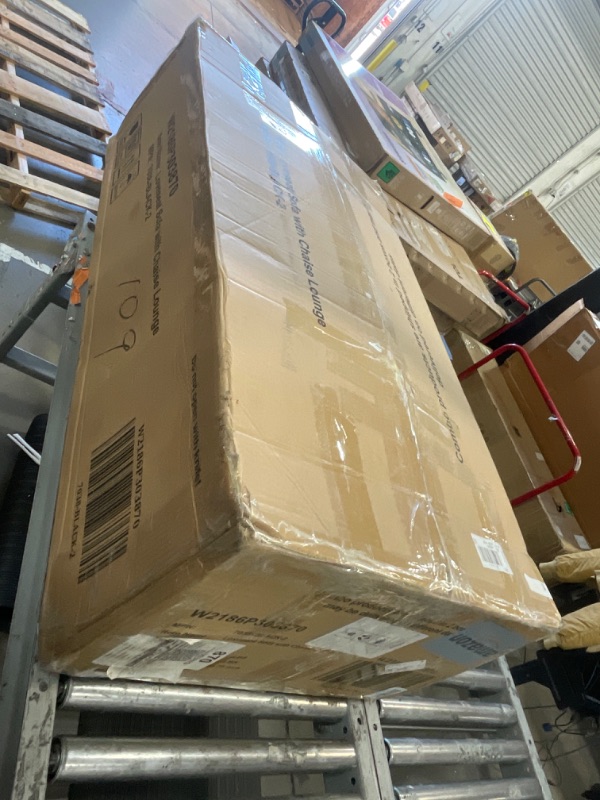 Photo 1 of ***INCOMPLETE***Ball & Cast L-Shape Reversible Sectional Sleeper Sofa Bed 4 in 1 Pull Out Couch with Storage Chaise&Removable Backrest,Convertible Sleeper Corner Couch Pull-Out Sofa Bed for Living Room,Corduroy,Black