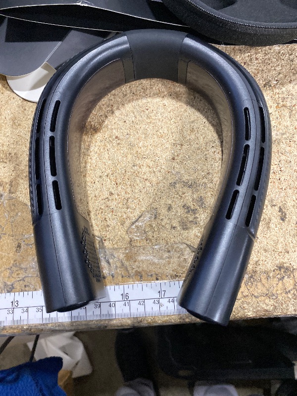 Photo 1 of **FOR PARTS/NON-FUNCTIONAL** TORRAS COOLiFY 2S Neck Fans that Blow Cold Air [Limited Version], Neck Air Conditioner with Long Battery, Orange-blue-Change Neck Fan, Smart App Control Neck Fan Rechargeable, Black