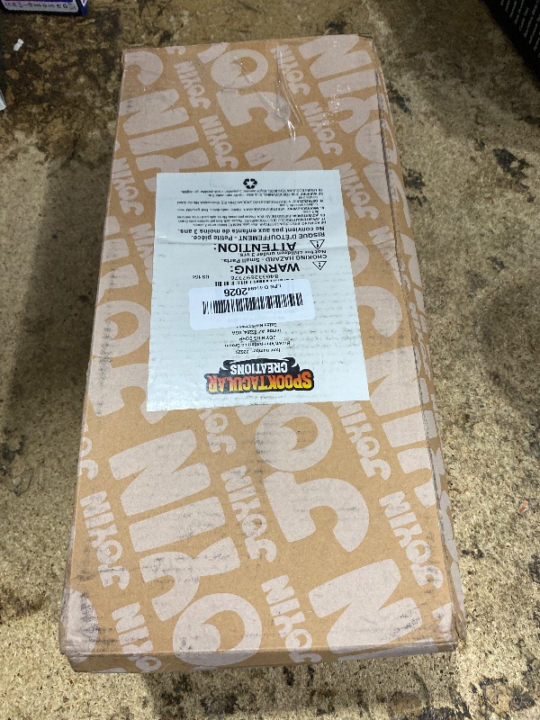 Photo 1 of (PLASTIC PROP) Spooktacular Creations Halloween Witch Vine-Patterned Broom Brown Cane, Witch Broomstick for Women Halloween Party Costume Accessories Stage Prop Kids and Adults, Photo Booth Accessory