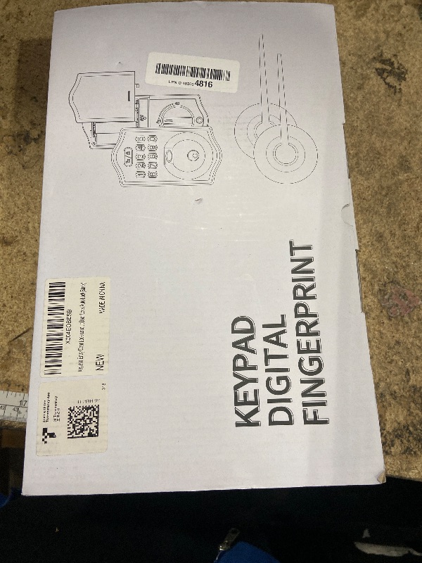Photo 1 of ***************Missing parts**********
keyless Entry Door Lock deadbolt with Handle Set-Front Smart Door Locks for Front Door-with 2 Lever Handles-Electronic Keypad Code Deadbolt,Fingerprint Door Lock-Auto Lock(Black)