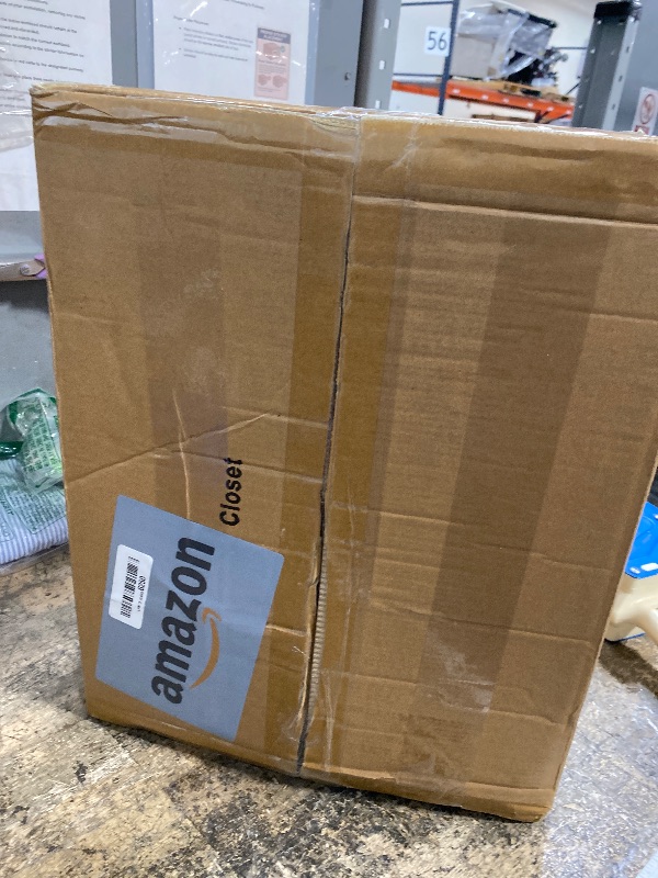 Photo 1 of **MISSING ASSEMBLY PIECES*** LOKEME Wardrobe Closet,Portable Closet for Bedroom Steel Pipe Diameter 19mm Strong and Sturdy Black Portable Closets for Hanging Clothes with 3 Hanging rods, 6 Storage Shelves and Side Pockets