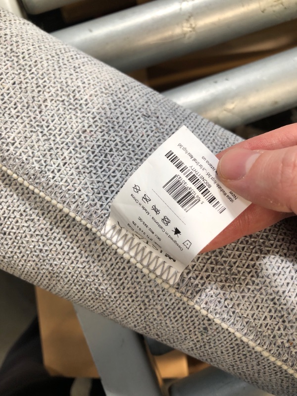 Photo 1 of (BAGGED) (USED/FAIR) Istana Washable Rugs 3x5 - Charcoal Olive Bedroom Rug - Kid & Pet Friendly 3x5 Area Rug - Non Shedding Rug Non Slip - Foldable Bedroom Rugs - Eco-Friendly Materials for Small Area Rugs