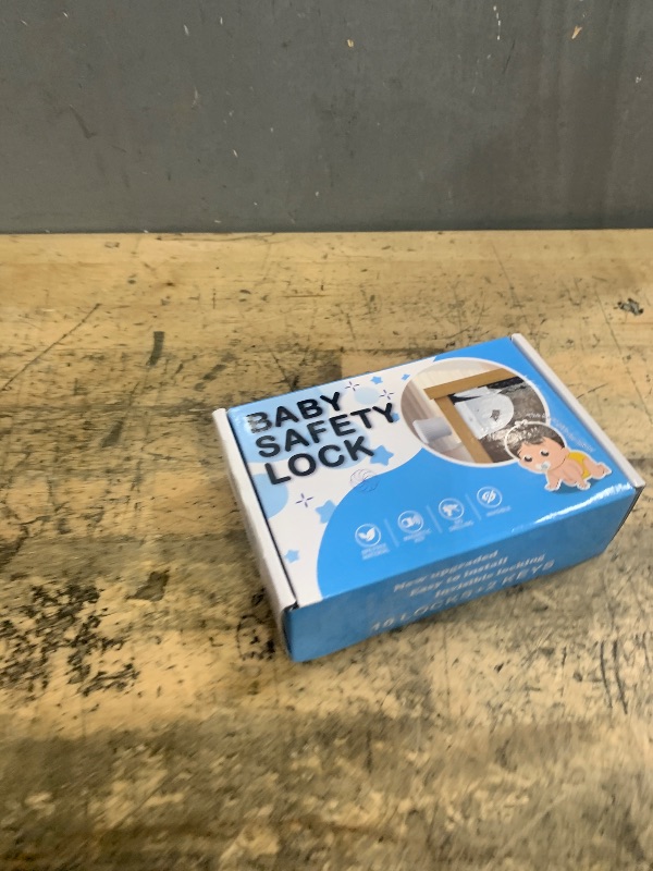 Photo 1 of 10 Pack Magnetic Cabinet Locks for Child Safety, Drawer Locks Baby Proofing, Magnetic Door Safety Locks for Cabinets and Drawers, Easy Installation No Tools Required (10 Pack and 2 Keys)